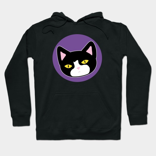 snob tuxedo cat Hoodie by Designs by Twilight